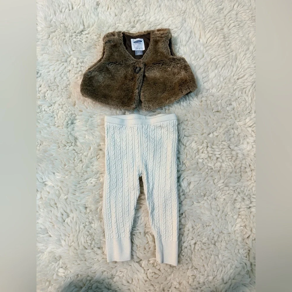 GAP Brown and Cream Kids Matching Set